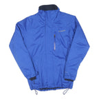 COLUMBIA Mens Blue Outdoor Jacket S Polyester Blend Windbreaker Zip Pocket