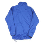 COLUMBIA Mens Blue Outdoor Jacket S Polyester Blend Windbreaker Zip Pocket