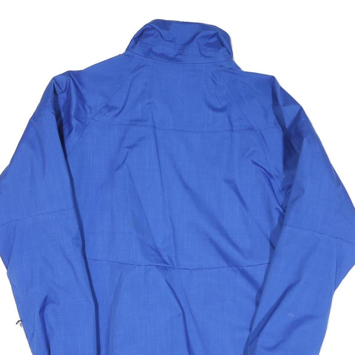 COLUMBIA Mens Blue Outdoor Jacket S Polyester Blend Windbreaker Zip Pocket