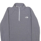 THE NORTH FACE Womens Grey Pullover Plain 1/4 Zip Basic Knit XS Outdoor Layering