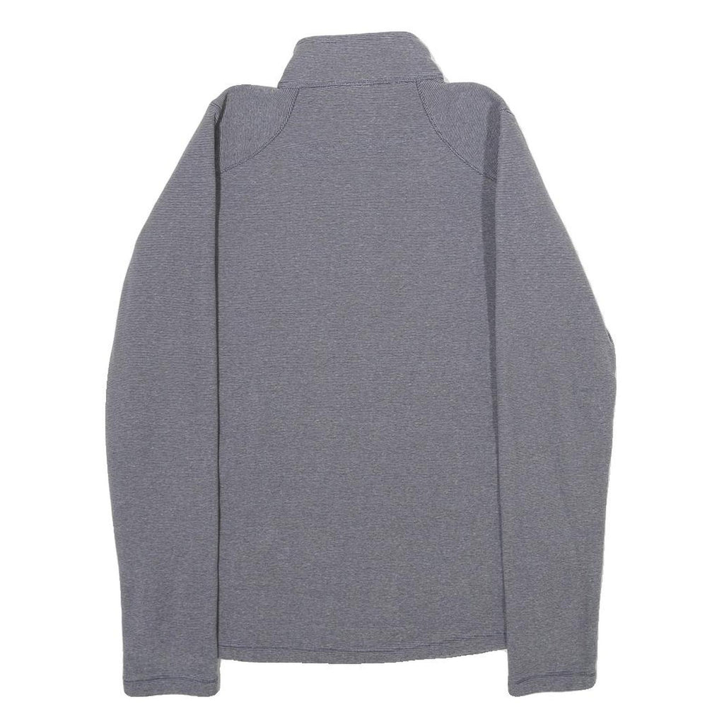 THE NORTH FACE Womens Grey Pullover Plain 1/4 Zip Basic Knit XS Outdoor Layering