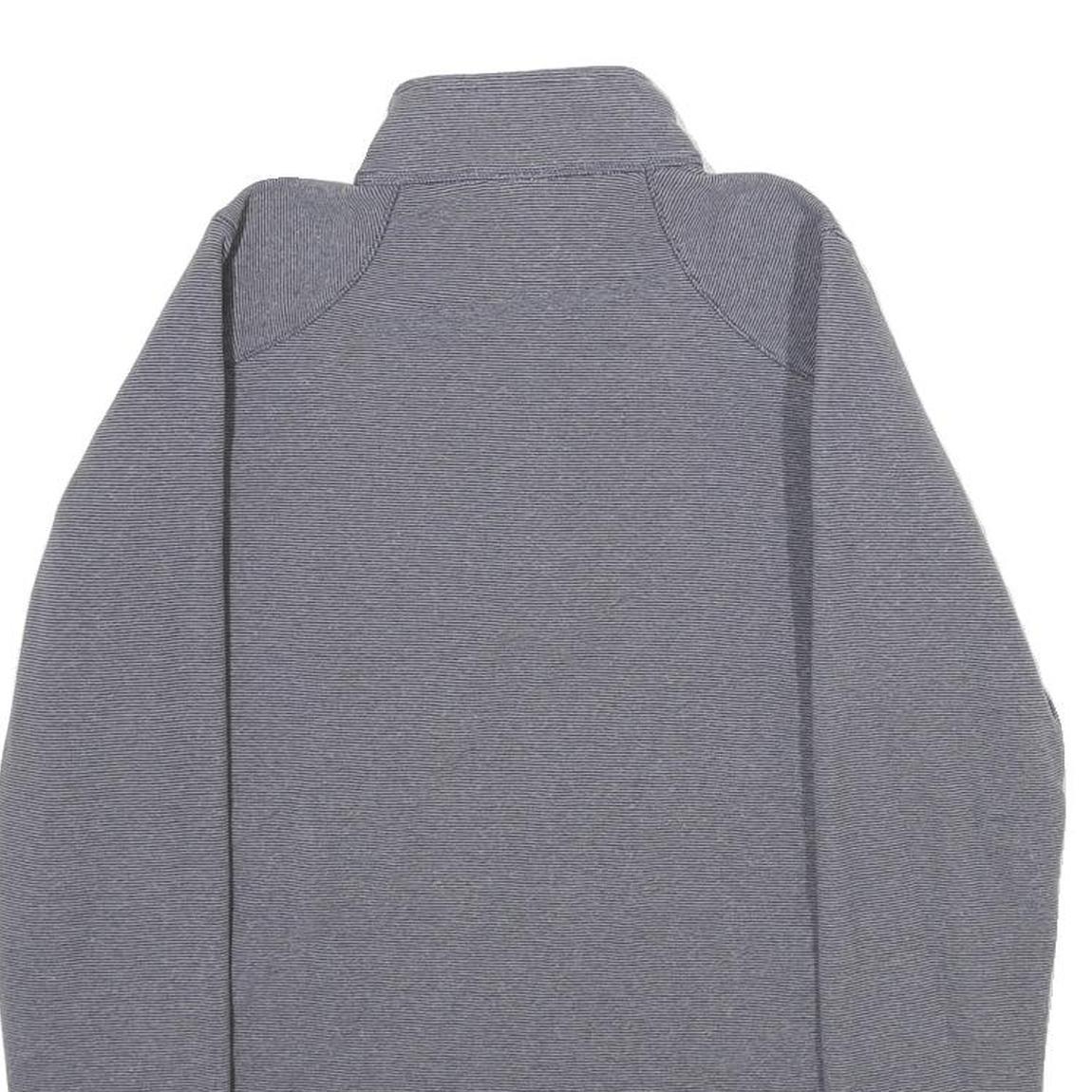 THE NORTH FACE Womens Grey Pullover Plain 1/4 Zip Basic Knit XS Outdoor Layering