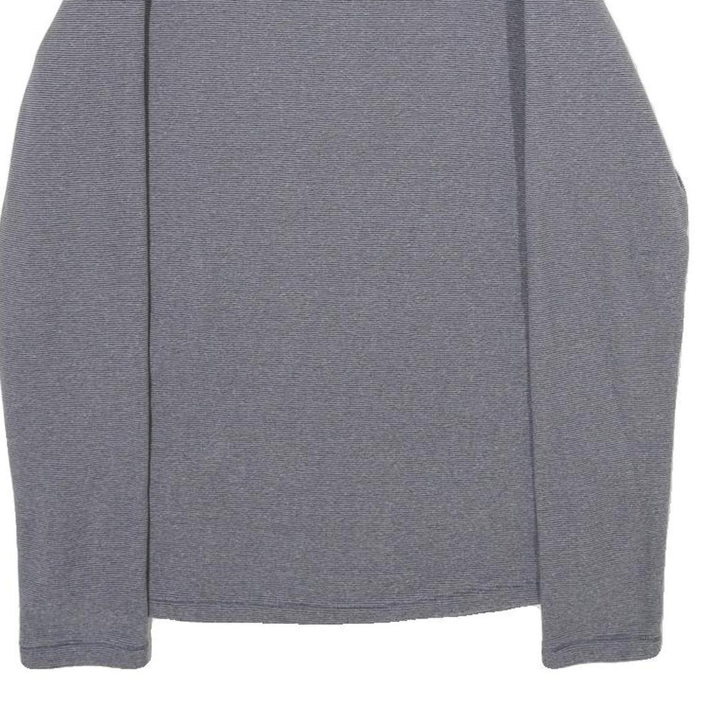 THE NORTH FACE Womens Grey Pullover Plain 1/4 Zip Basic Knit XS Outdoor Layering