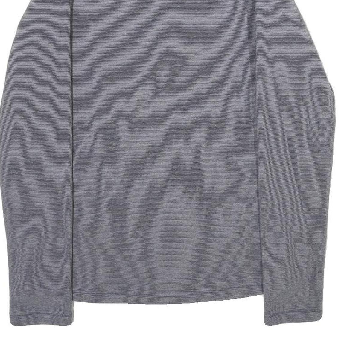 THE NORTH FACE Womens Grey Pullover Plain 1/4 Zip Basic Knit XS Outdoor Layering