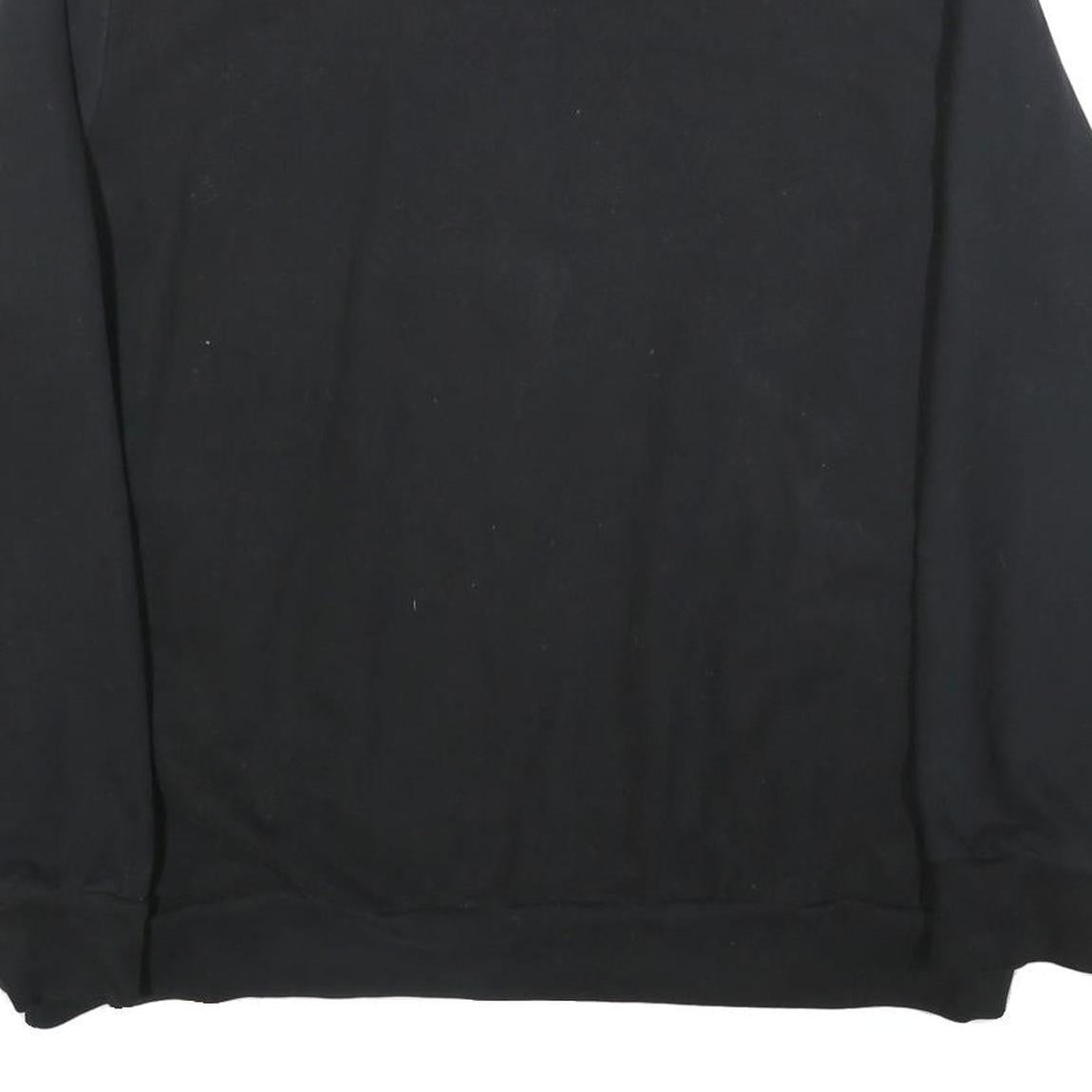 LEVI'S Mens Black Sweatshirt XL Crew Neck Cotton Blend Pullover Classic