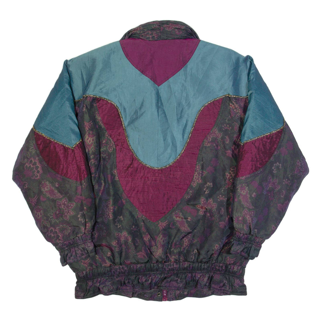 G-4000 Womens Jacket Black 90s Paisley L