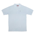 KAPPA Mens Light Blue Short Sleeve Plain XL Cotton Polo Shirt
