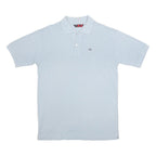 KAPPA Mens Light Blue Short Sleeve Plain XL Cotton Polo Shirt