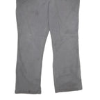 CARHARTT Mens Cotton Blend Grey Relaxed Straight Trousers W36 L30 Workwear