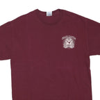 GILDAN Mens Maroon Grand Canyon Graphic T-Shirt M Short Sleeve Crew Neck Cotton