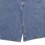 YOUKON Mens Denim Blue Casual Shorts 2XL W36 Cotton Blend Comfortable Fit