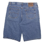 YOUKON Mens Denim Blue Casual Shorts 2XL W36 Cotton Blend Comfortable Fit