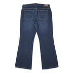 TOMMY HILFIGER Womens Jeans Blue Loose Flared Denim Medium W34 L30 Button