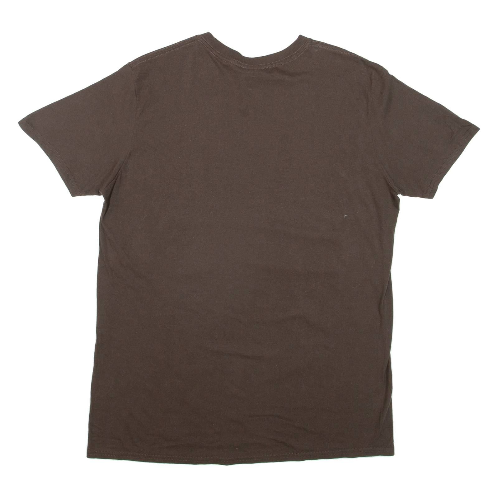 GILDAN Prague Mens T-Shirt Brown L
