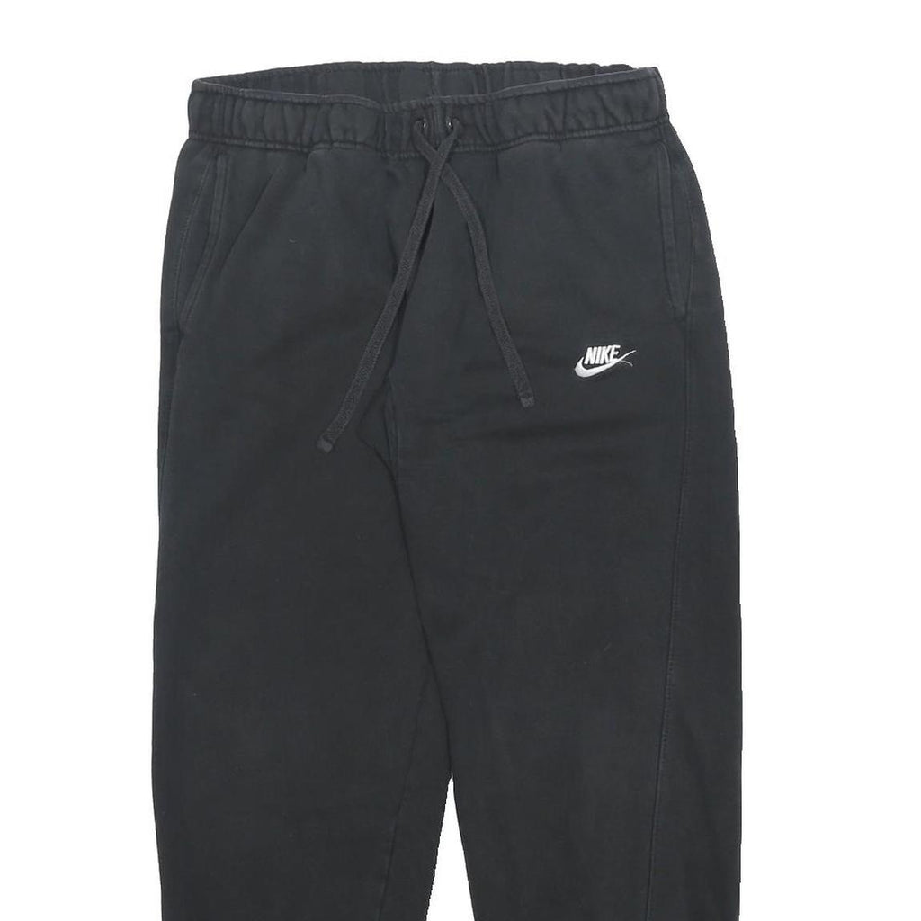 NIKE Womens Joggers Black L W30 L28 Regular Tapered Cotton Blend