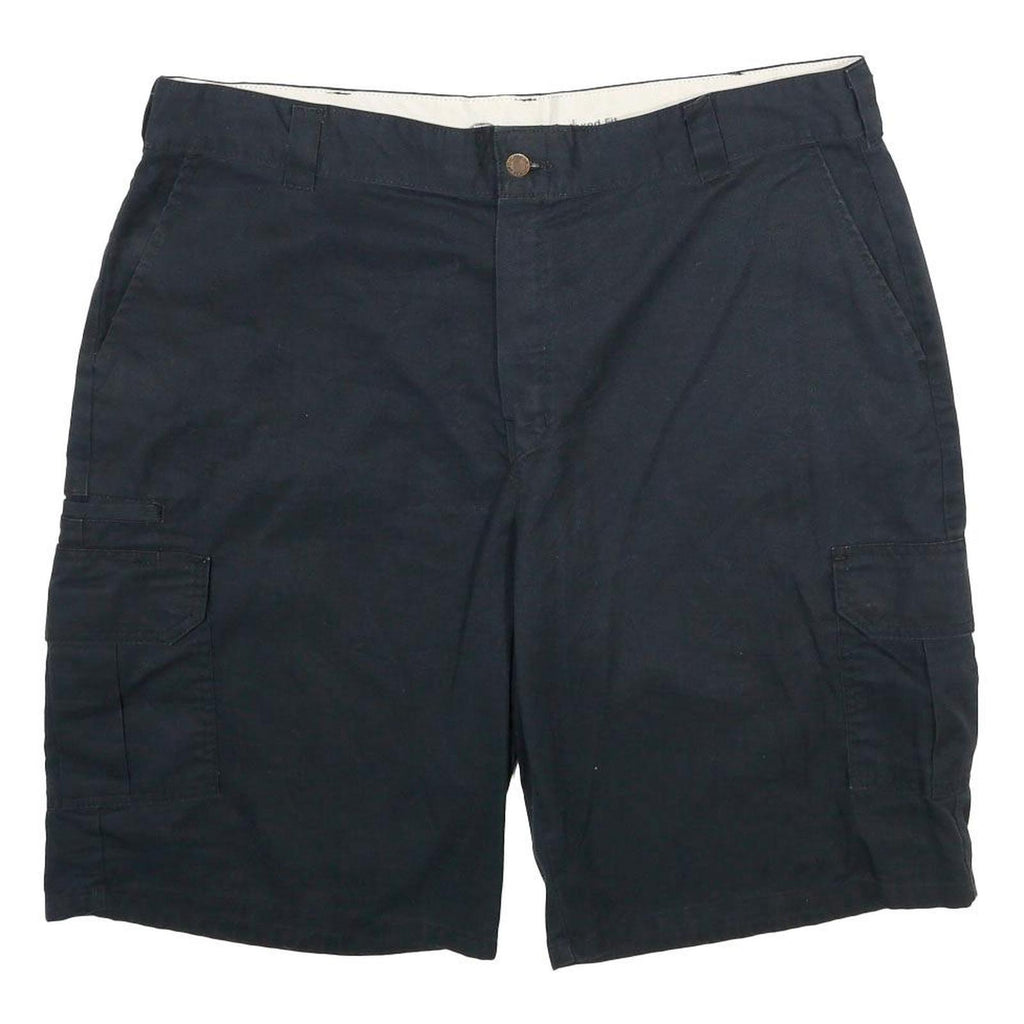 DICKIES Mens Shorts Black Casual Cargo XL W40 Workwear Durable Polyester