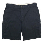 DICKIES Mens Shorts Black Casual Cargo XL W40 Workwear Durable Polyester