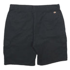 DICKIES Mens Shorts Black Casual Cargo XL W40 Workwear Durable Polyester