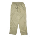 ADIDAS Mens Joggers Beige L W28 L30 Nylon Relaxed Straight Zip Track Pants