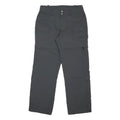 THE NORTH FACE Womens Nylon Black Relaxed Straight Trousers W30 L30 Outdoor Zip