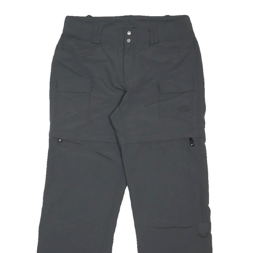 THE NORTH FACE Womens Nylon Black Relaxed Straight Trousers W30 L30 Outdoor Zip