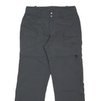 THE NORTH FACE Womens Nylon Black Relaxed Straight Trousers W30 L30 Outdoor Zip