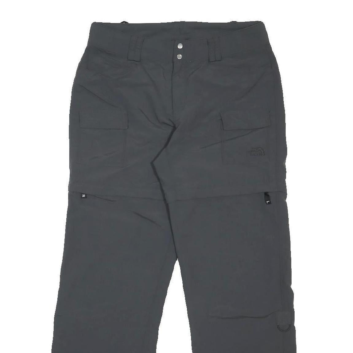 THE NORTH FACE Womens Nylon Black Relaxed Straight Trousers W30 L30 Outdoor Zip