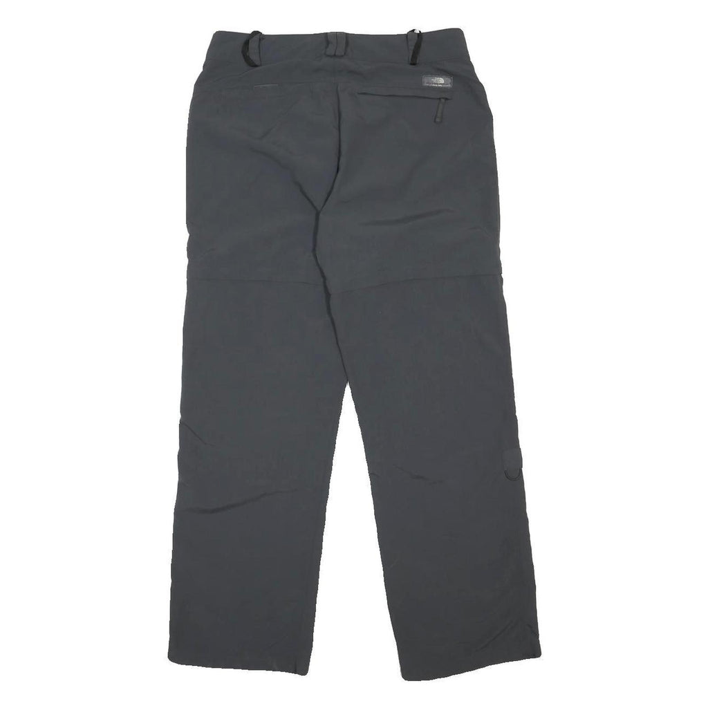 THE NORTH FACE Womens Nylon Black Relaxed Straight Trousers W30 L30 Outdoor Zip