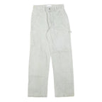 SUPRE Womens Jeans White Relaxed Straight Denim W26 L30 Casual Cotton Blend