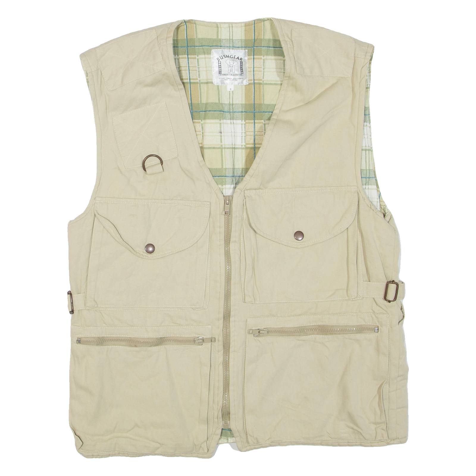 BUSHGEAR Mens Gilet Beige S