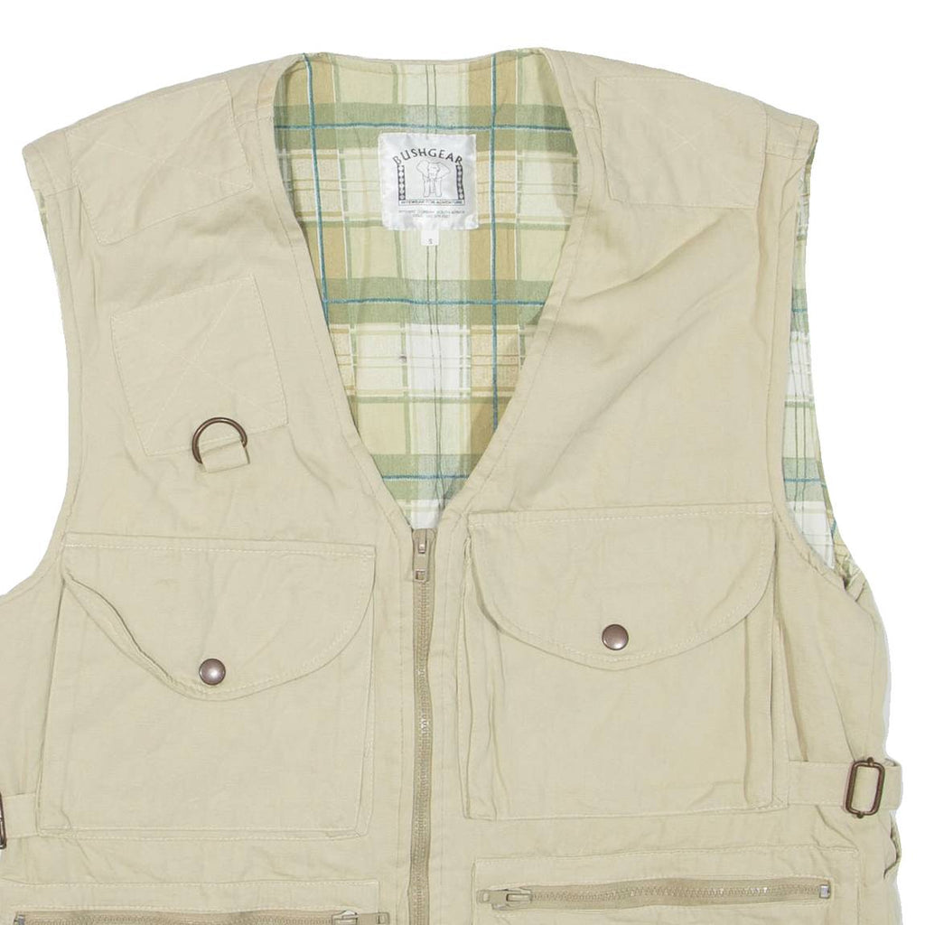 BUSHGEAR Mens Gilet Beige S