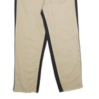 DARKER WAVES Womens Jeans Beige & Black Relaxed Straight Denim Medium W32 L28