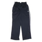 ADIDAS Mens Joggers Blue White L W28 L29 Athletic Slim Tapered Fit
