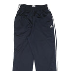 ADIDAS Mens Joggers Blue White L W28 L29 Athletic Slim Tapered Fit