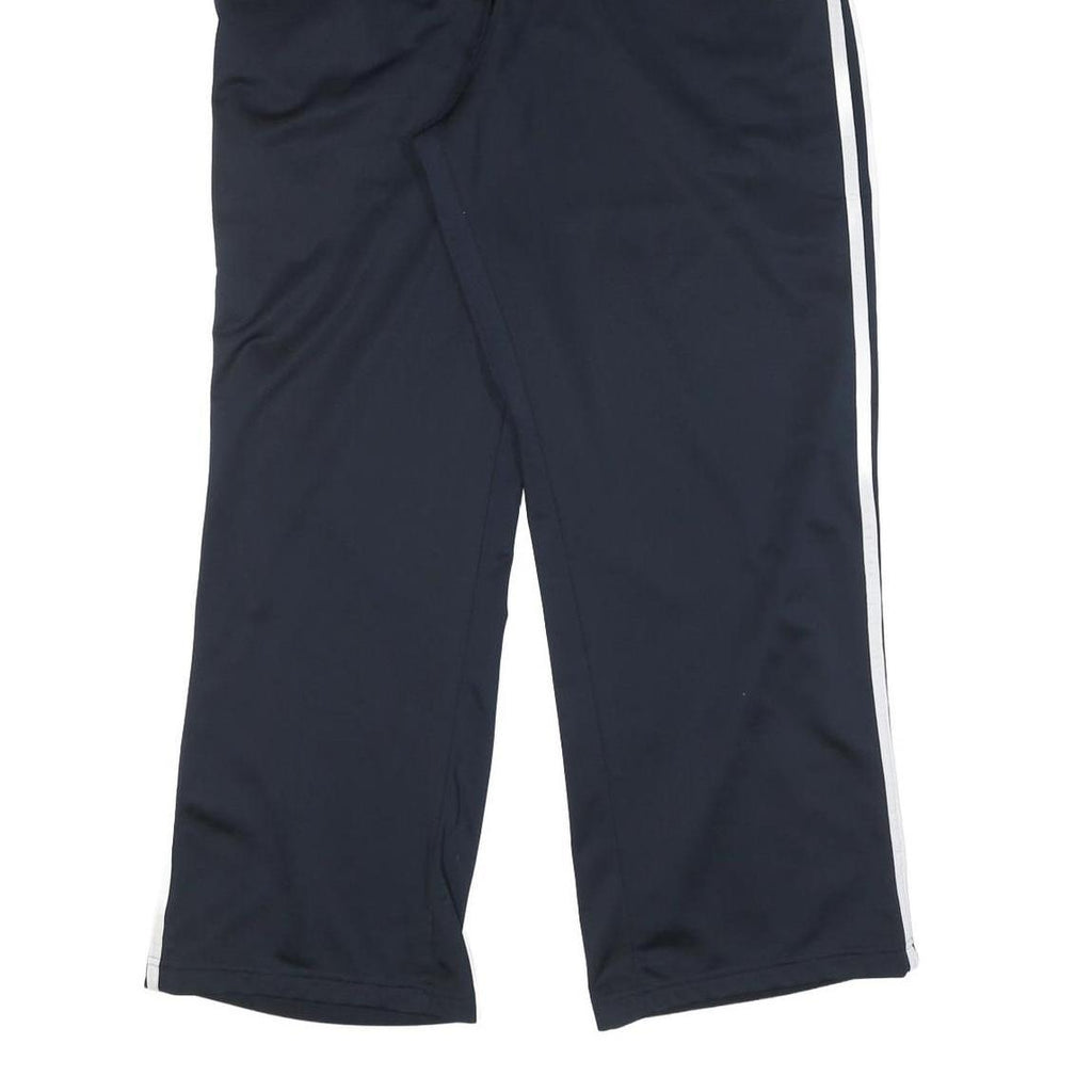 ADIDAS Mens Joggers Blue White L W28 L29 Athletic Slim Tapered Fit