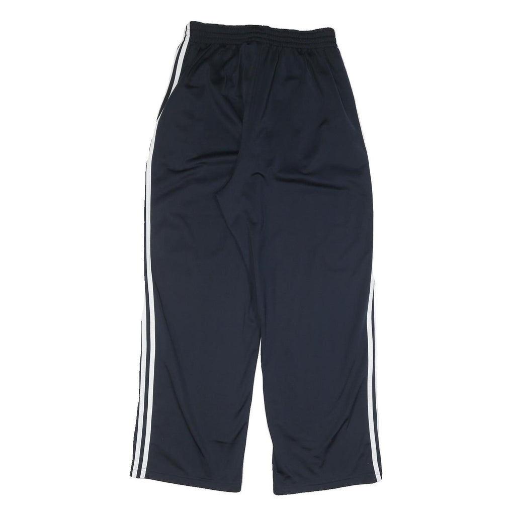 ADIDAS Mens Joggers Blue White L W28 L29 Athletic Slim Tapered Fit