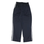 ADIDAS Mens Joggers Blue White L W28 L29 Athletic Slim Tapered Fit