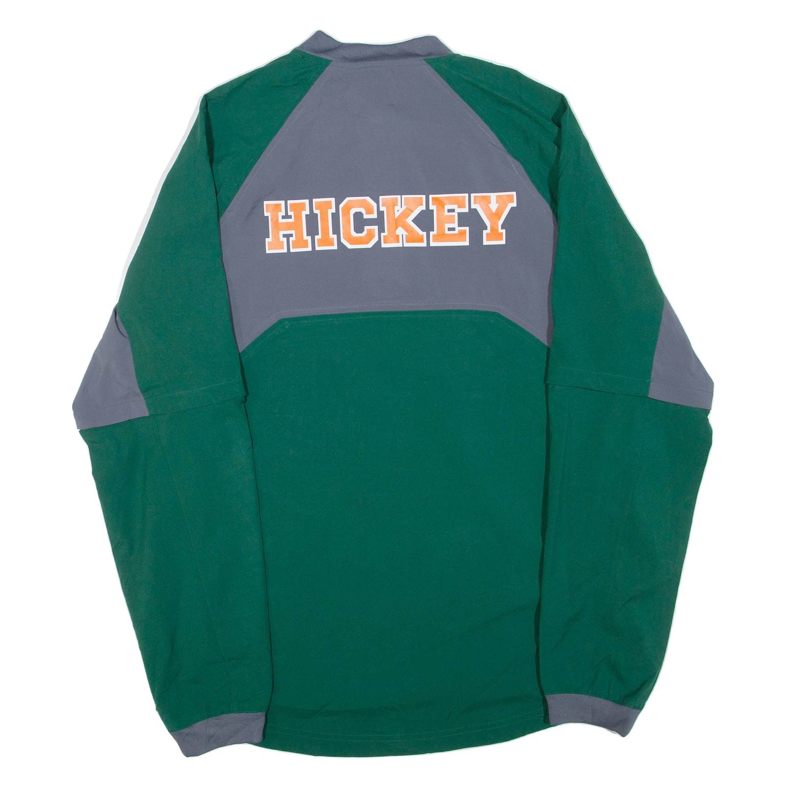 ADIDAS Training Mens Sweatshirt Green 1/4 Zip S