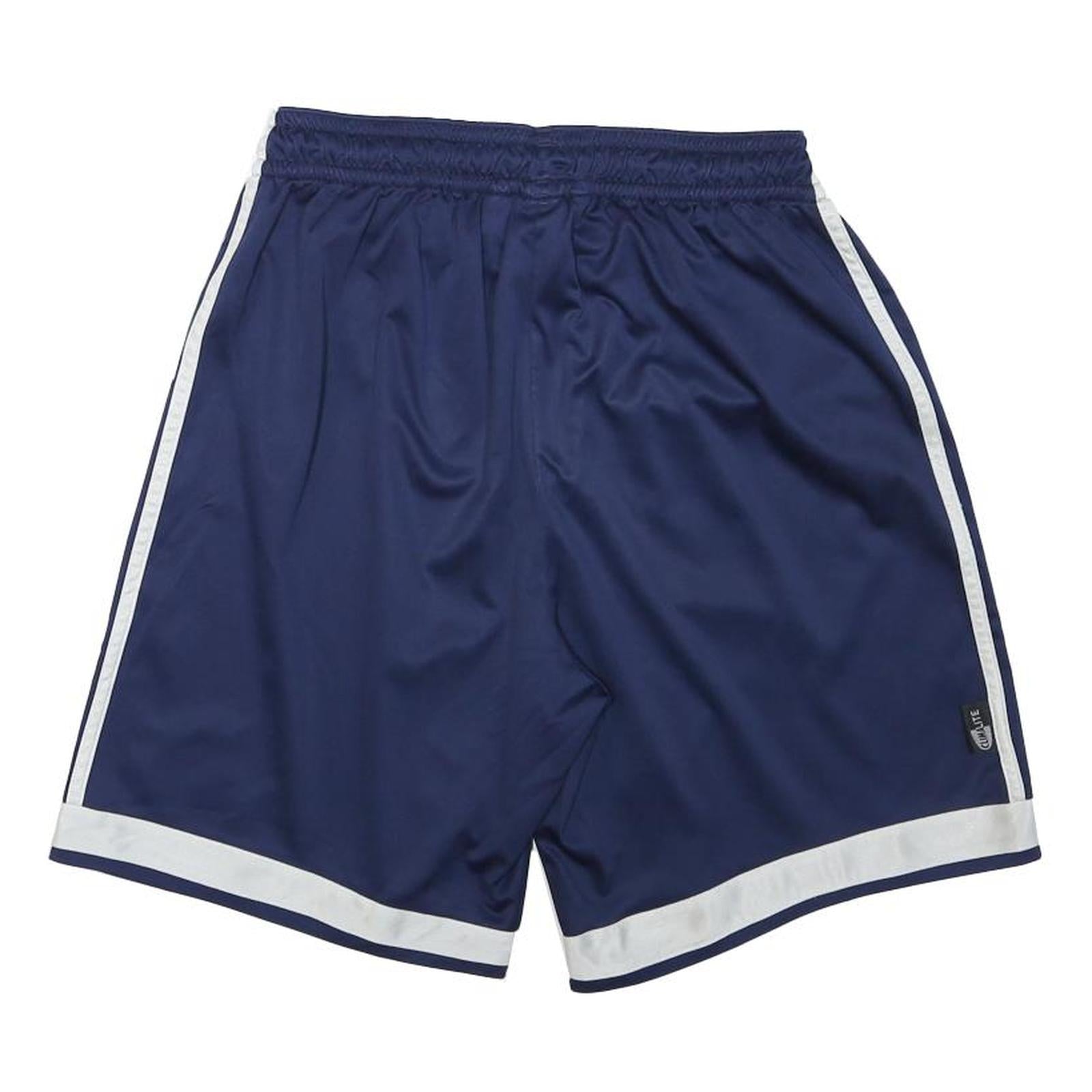 ADIDAS Mens Navy Blue Casual Sports Shorts S W26 Polyester Blend Drawstring
