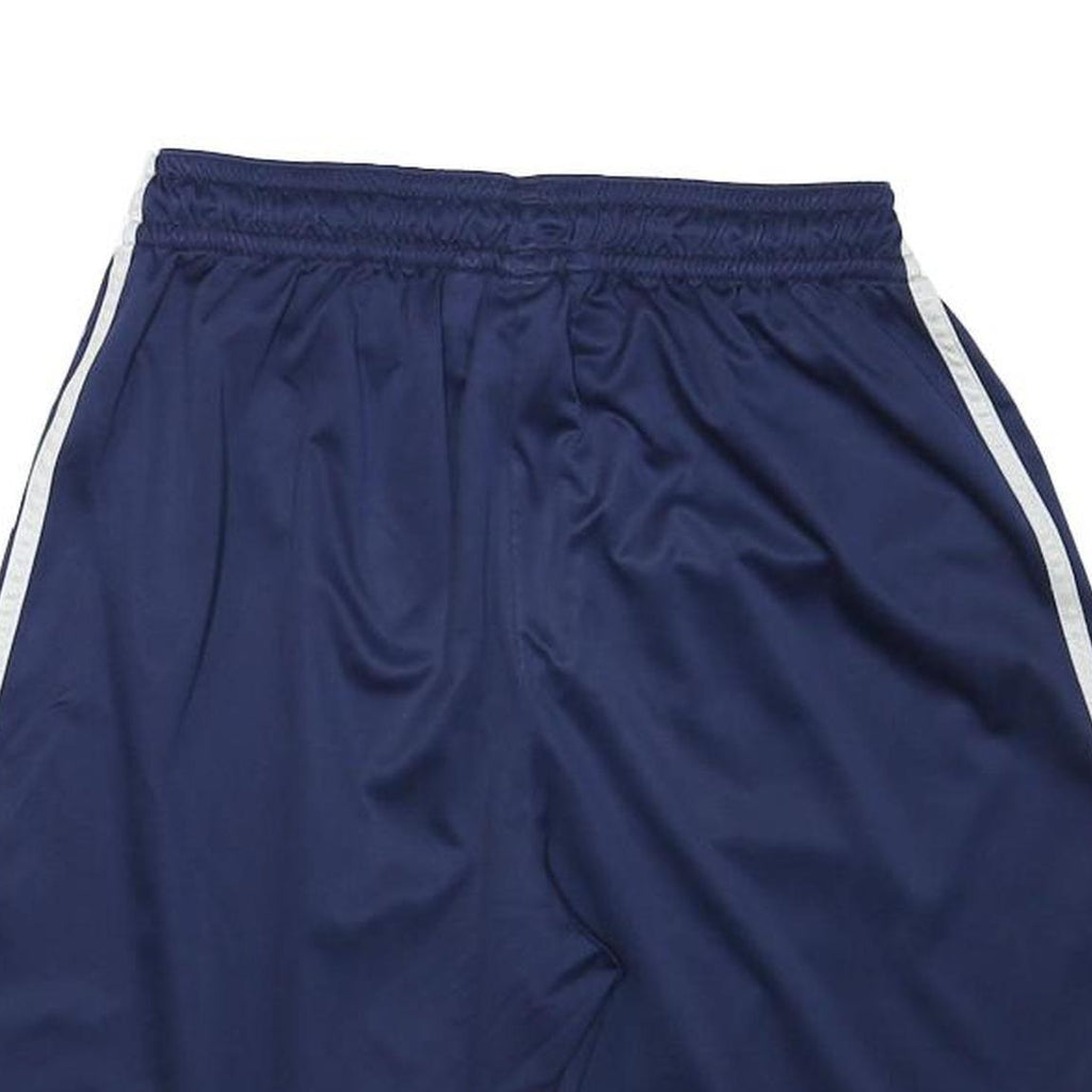 ADIDAS Mens Navy Blue Casual Sports Shorts S W26 Polyester Blend Drawstring