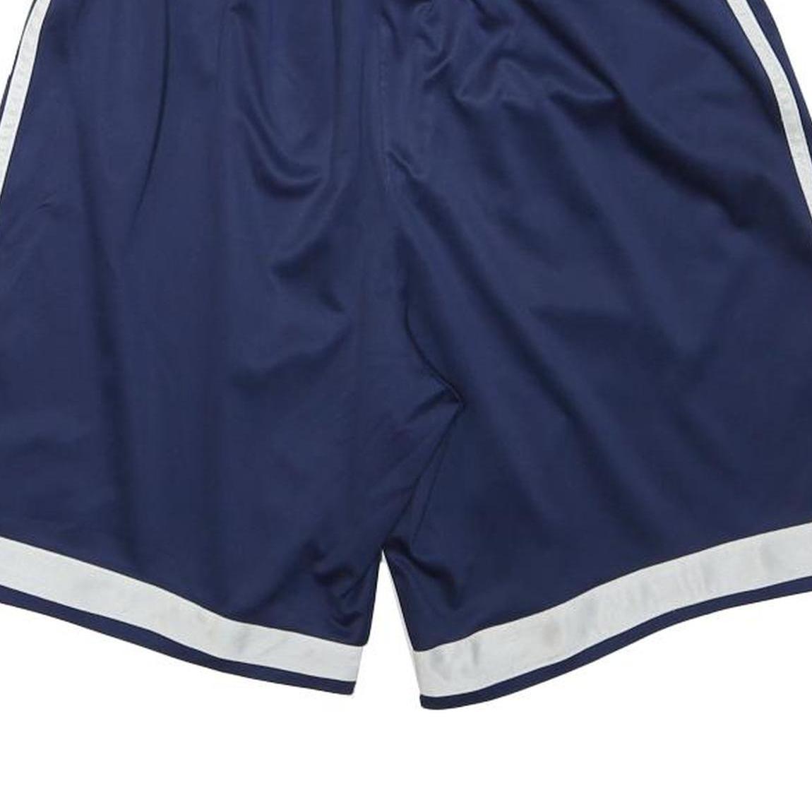 ADIDAS Mens Navy Blue Casual Sports Shorts S W26 Polyester Blend Drawstring