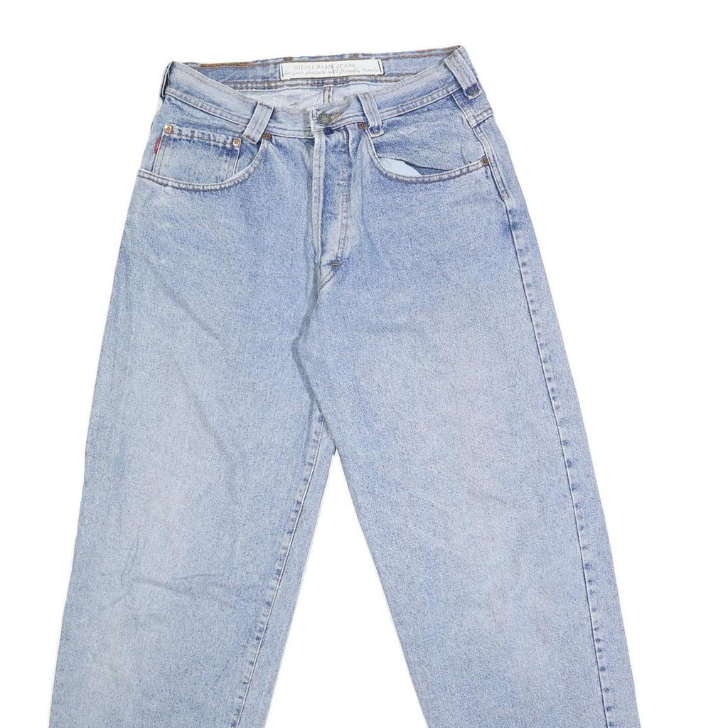 DIESEL Mens Regular Fit Blue Denim Button Jeans W32 L34 Classic Cotton Blend