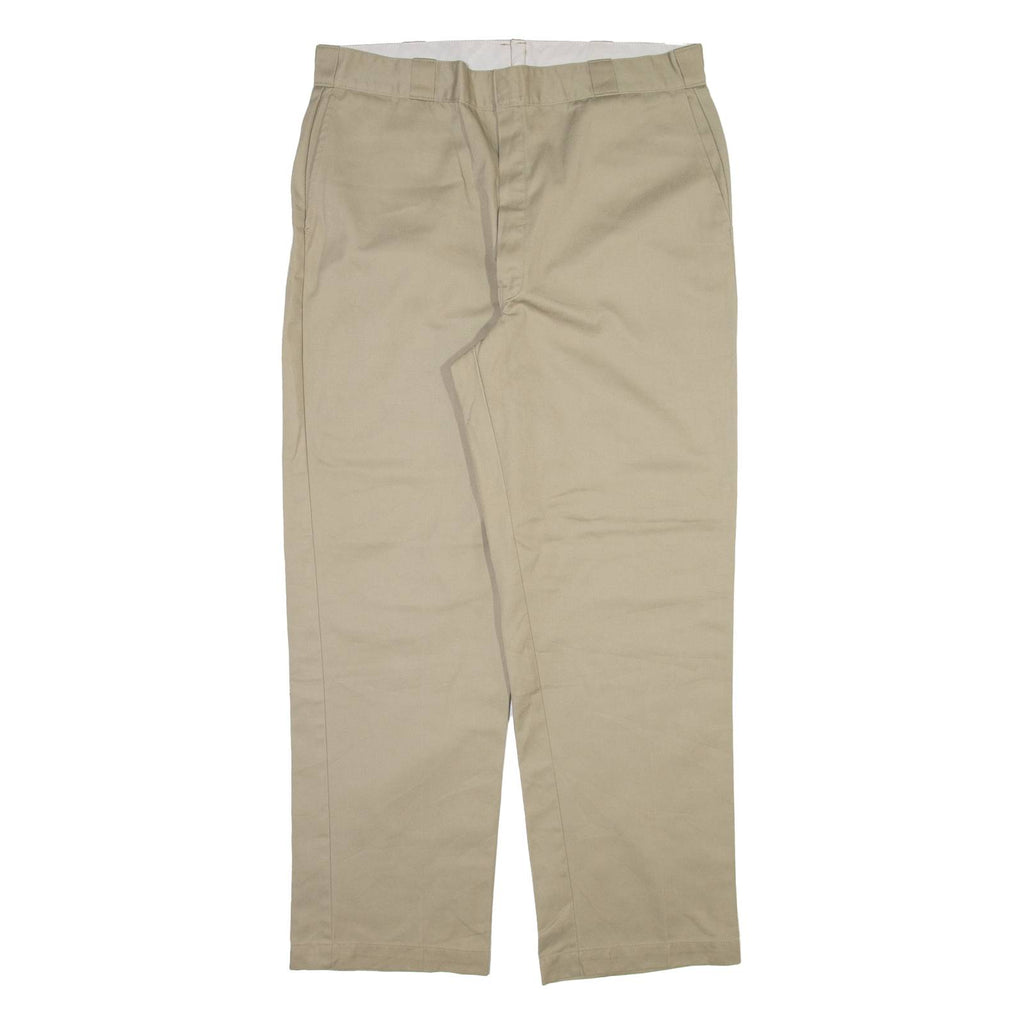 DICKIES Mens Trousers Beige Regular Straight W40 L32