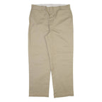 DICKIES Mens Trousers Beige Regular Straight W40 L32