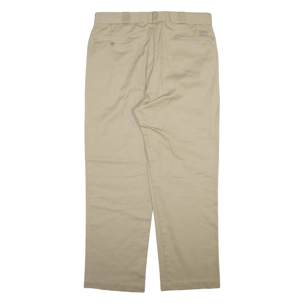 DICKIES Mens Trousers Beige Regular Straight W40 L32