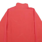 REEBOK Womens Coral Pink Jacket UK 14 Polyester Plain Zip Athletic Casual