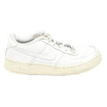 NIKE Air Force 1 Womens Leather Low Top Trainers White UK 5 Classic Casual