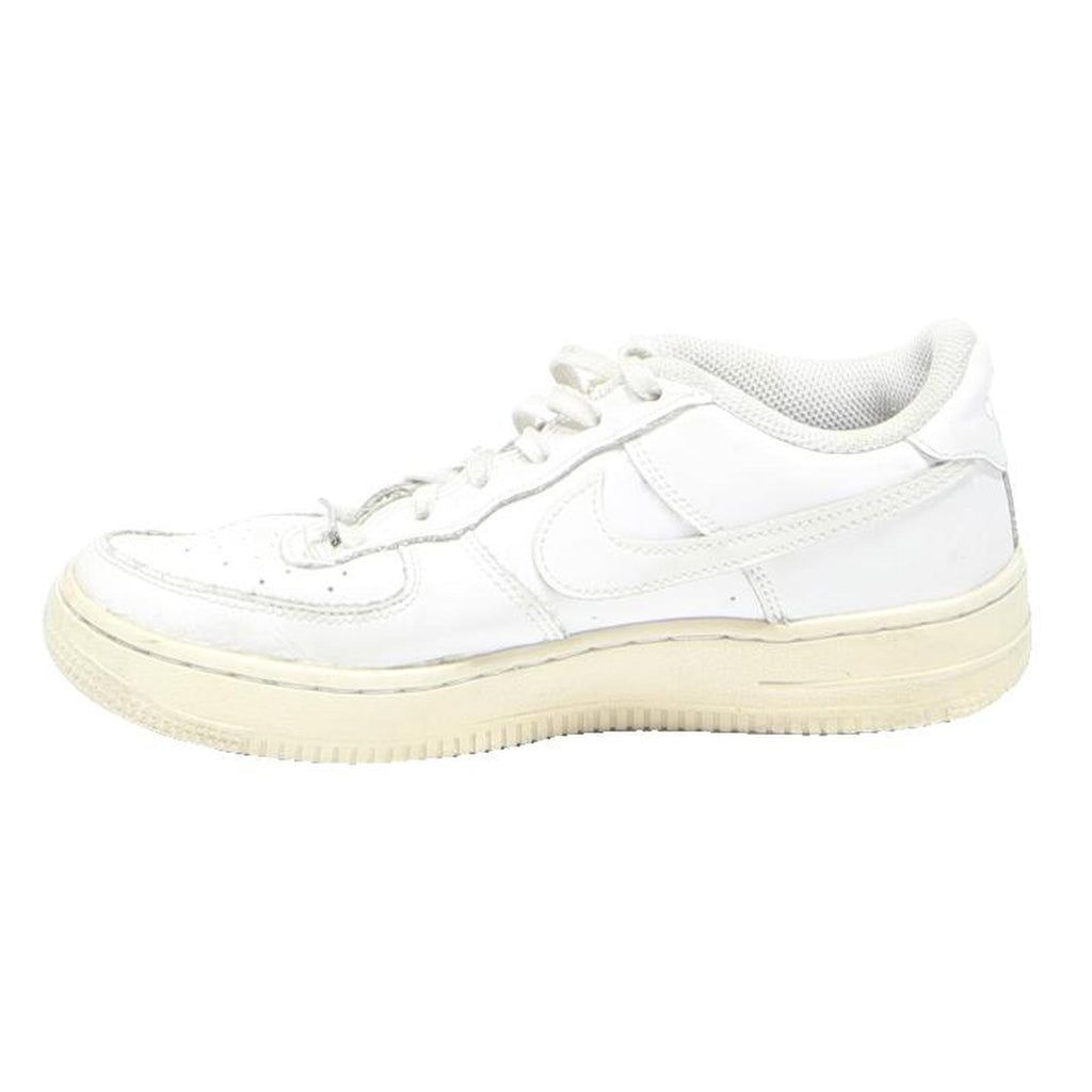 NIKE Air Force 1 Womens Leather Low Top Trainers White UK 5 Classic Casual