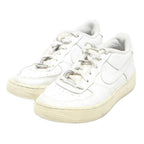 NIKE Air Force 1 Womens Leather Low Top Trainers White UK 5 Classic Casual