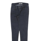 LEVI'S 710 Womens Jeans Blue Slim Skinny Denim Dark W25 L28 Stretch Cotton Blend